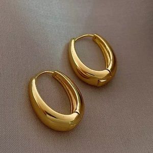 Small Gold Round Earrings